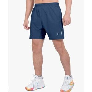 Little Donkey Andy Lightweight Athletic Shorts Size L Blue New With Tags
